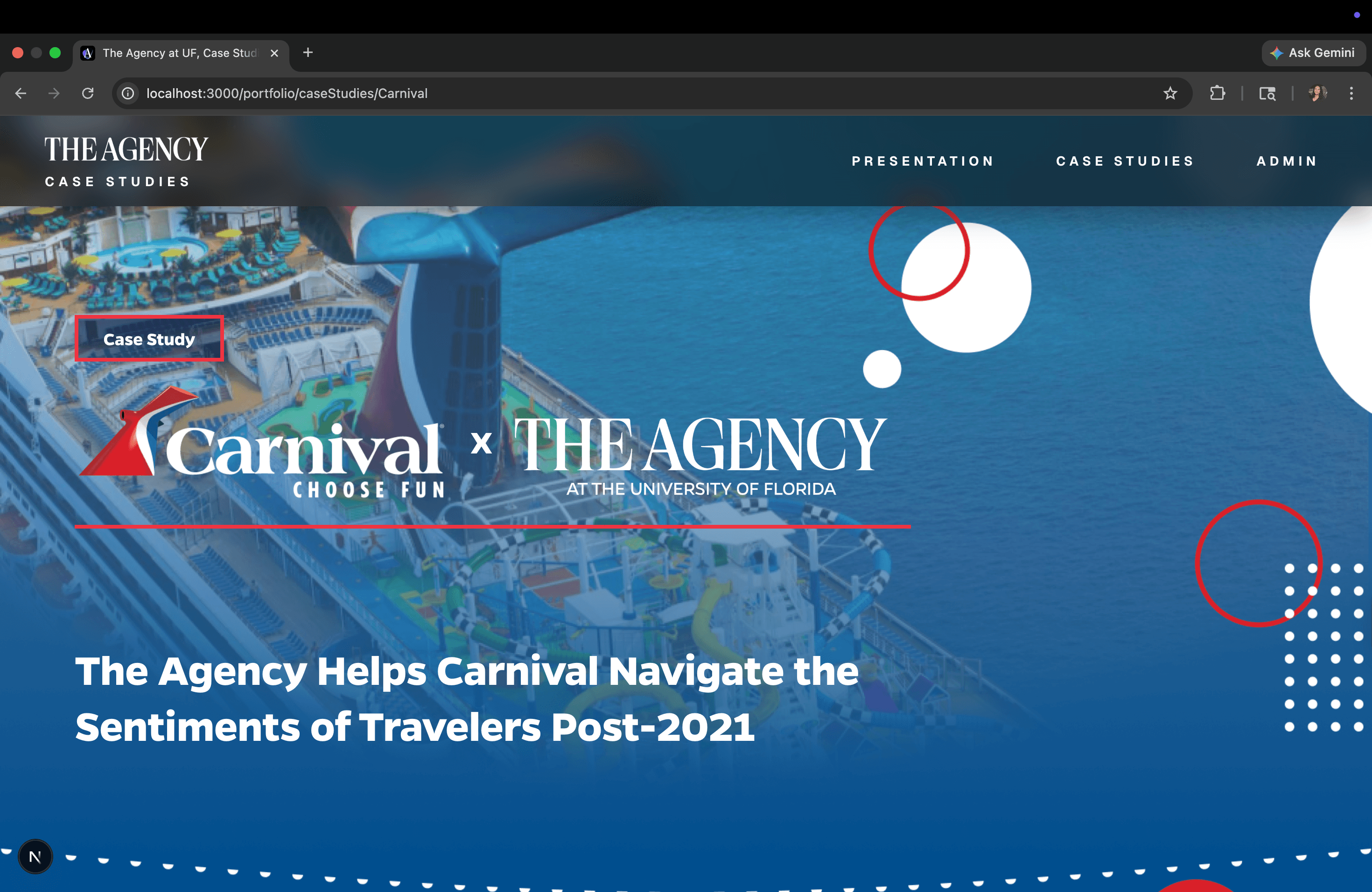 The Agency: Carnival Case Study