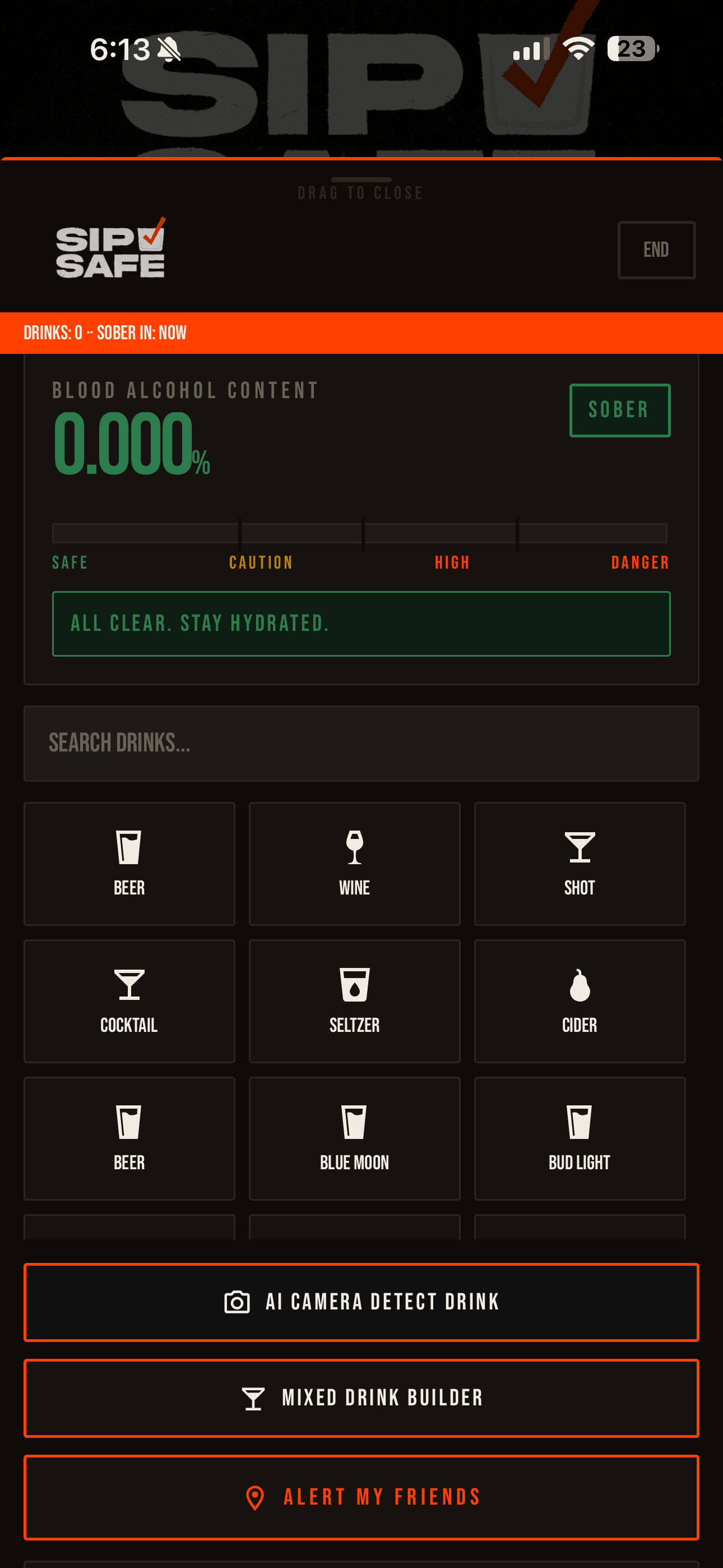 SipSafe screenshot 1